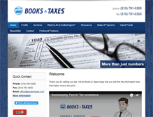 Tablet Screenshot of booksntaxes.com